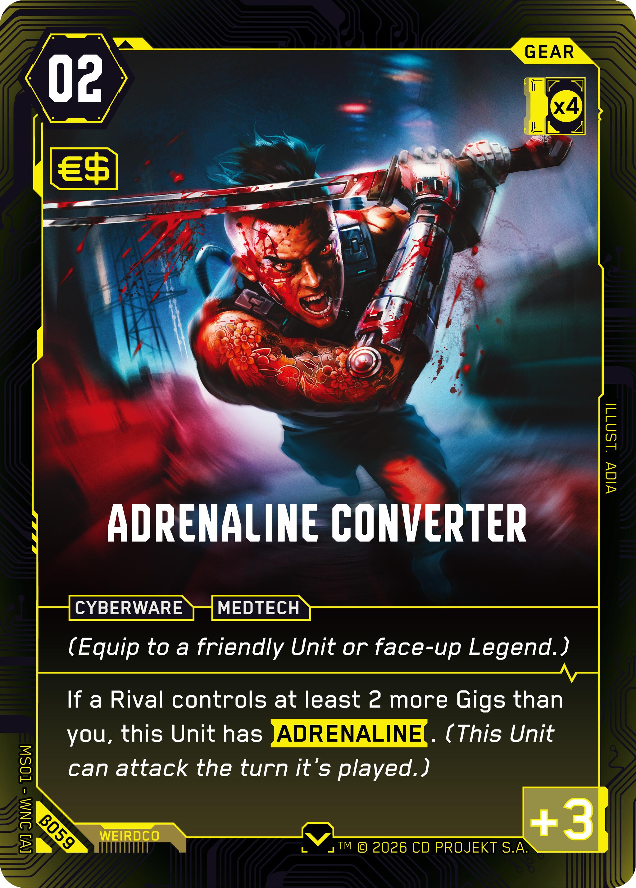 Adrenaline Converter